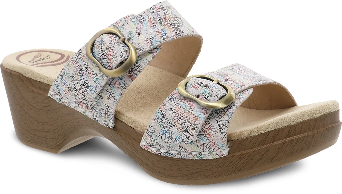 'Dansko' Women's Sophie - White Multi 6 'Dansko' Women's Sophie - White Multi - Image 4