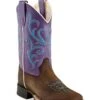 'Old West' Children's 8" Girls' Purple Western - Brown / Purple -Shoe Joy Shop BSC1907 1024x1024@2x