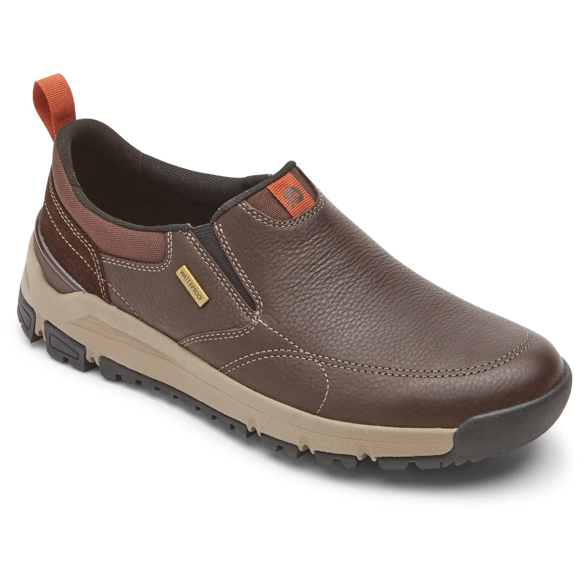 'Dunham' Men's Glastonbury WP Slip On - Brown 6 'Dunham' Men's Glastonbury WP Slip On - Brown - Image 4