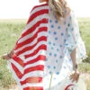 'Cruel' Women's Patriotic Flag Print Kimono - White -Shoe Joy Shop CTW7397001 1 1024x1024@2x