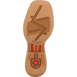 'Durango' Children's Lil' Rebel Pro Western Square Toe - Acorn / Black Onyx -Shoe Joy Shop DBT0237C outsole 1024x1024@2x