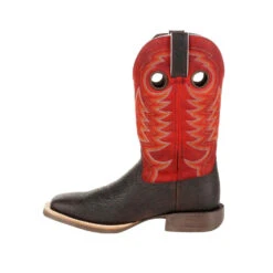 'Durango' Men's 13" Rebel Pro Western Square Toe - Chestnut / Crimson -Shoe Joy Shop DDB0222 instep profile 1024x1024@2x