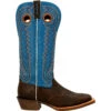 'Durango' Men's 15" Rebel Pro Western Saddle Boot - Chestnut / Brilliant Blue -Shoe Joy Shop DDB0337 profile 1024x1024@2x