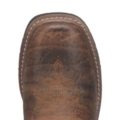 'Dan Post' Kids' 8" Brantley Western - Brown / Blue (Sizes 8.5C-3Y) -Shoe Joy Shop DPC2938 6 1024x1024@2x