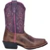 'Dan Post' Kids' Majesty Leather Boot - Brown / Purple (Sizes 8.5C-3Y) -Shoe Joy Shop DPC2947 2 1024x1024@2x