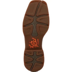 'Durango' Women's 11" Rebel Pro Western Square Toe - Chestnut -Shoe Joy Shop DRD0407 outsole 1024x1024@2x