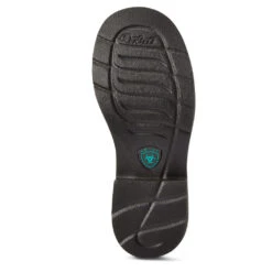 'Ariat' Youth 6" Cowpoke Fatbaby Western - Dark Brown / Turquoise -Shoe Joy Shop F20 YTH WEST 10034014 sole 1024x1024@2x