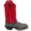 'Fenoglio' Men's 13" Cape Buffalo Western Square Toe - Grey / Red -Shoe Joy Shop FB342426281 1024x1024@2x