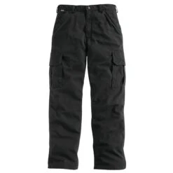 'Carhartt' Men's Flame Resistant Canvas Cargo Pant - Black