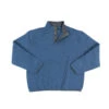 'F/X Fusion' Men's Quilted Snap Mock Pullover - Indigo Heather -Shoe Joy Shop FX3030 INDIGO 1024x1024@2x