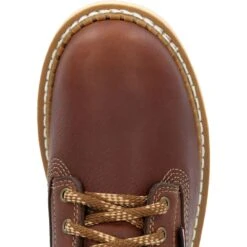 'Georgia Boot' Men's 6" Wedge Moc Toe EH Soft Toe - Brown -Shoe Joy Shop GB00356 birdseye 1024x1024@2x