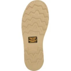 'Georgia Boot' Men's 6" Wedge Moc Toe EH Soft Toe - Brown -Shoe Joy Shop GB00356 outsole 1024x1024@2x