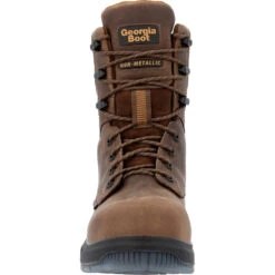 'Georgia Boot' Men's 8" FLXpoint Ultra EH WP Comp Toe - Brown -Shoe Joy Shop GB00554 front 1024x1024@2x