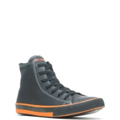 'Harley Davidson' Men's 4.25" Nathan Hi-Top Sneaker - Black -Shoe Joy Shop HDM D93816 101221 F15 045 1024x1024@2x