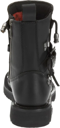 'Harley Davidson' Men's 6" Distortion Skull Zip Boot - Black -Shoe Joy Shop HDM D94167 F15 091114 270 1024x1024@2x