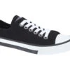 'Harley Davidson' Women's Zia Black Canvas Sneaker - Black -Shoe Joy Shop HDW D83817 062215 F15 022 1024x1024@2x