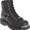 'Harley Davidson' Women's 5.5" Maddy Zip Boot - Black -Shoe Joy Shop HDW D84189 091914 F15 045 1024x1024@2x