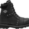 'Harley Davidson' Women's 5.5" Oakleigh Leather - Black -Shoe Joy Shop HDW D84276 100317 S18 000 1024x1024@2x