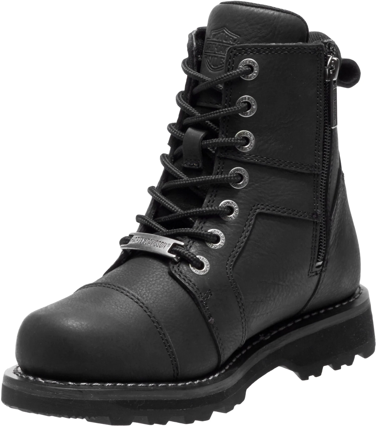 'Harley Davidson' Women's 5.5" Oakleigh Leather - Black 6 'Harley Davidson' Women's 5.5" Oakleigh Leather - Black - Image 4
