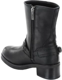'Harley Davidson' Women's 8" Christa Harness Boot - Black -Shoe Joy Shop HDW D85298 080714 F15 225 1024x1024@2x