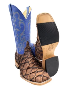 'Anderson Bean' Men's 13" HorsePower Top Hand Big Bass Square Toe - Pirarucu / Royal Sinsation 10 'Anderson Bean' Men's 13" HorsePower Top Hand Big Bass Square Toe - Pirarucu / Royal Sinsation -Shoe Joy Shop HP80076 1024x1024@2x