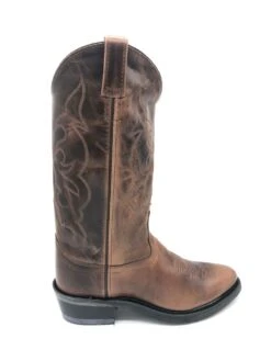 'Old West' Men's 13" Western Narrow Round Toe - Brown -Shoe Joy Shop IMG 2905 1024x1024@2x