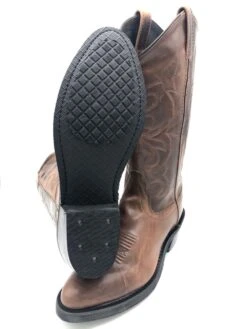 'Old West' Men's 13" Western Narrow Round Toe - Brown -Shoe Joy Shop IMG 2910 1024x1024@2x
