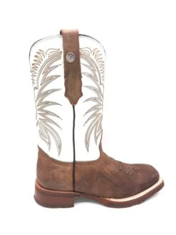 'Tanner Mark' Men's 13" Western Square Toe - Brown / Bone