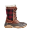 'Baffin' Women's Jasper Insulated WP Boot - Red / Black Plaid