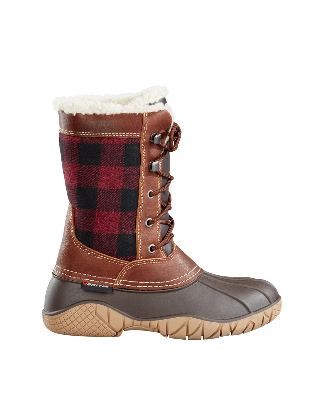 'Baffin' Women's Jasper Insulated WP Boot - Red / Black Plaid 3 'Baffin' Women's Jasper Insulated WP Boot - Red / Black Plaid