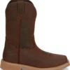 'Justin' Men's 11" Buster Water Buffalo EH WP Steel Toe - Pecan Brown -Shoe Joy Shop JST 004 SE3101 1024x1024@2x