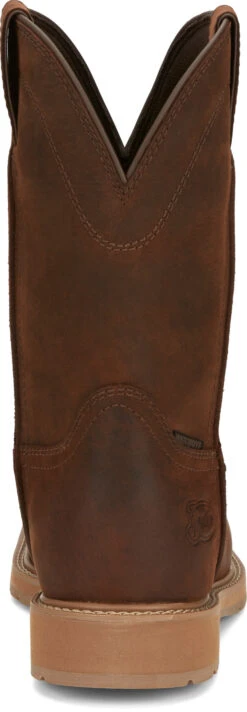 'Justin' Men's 11" Buster Water Buffalo EH WP Steel Toe - Pecan Brown -Shoe Joy Shop JST 006 SE3101 1024x1024@2x
