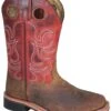 'Smoky Mountain' Children's Jesse Western Square Toe - Brown / Burnt Apple -Shoe Joy Shop KVneOTnw 1024x1024@2x