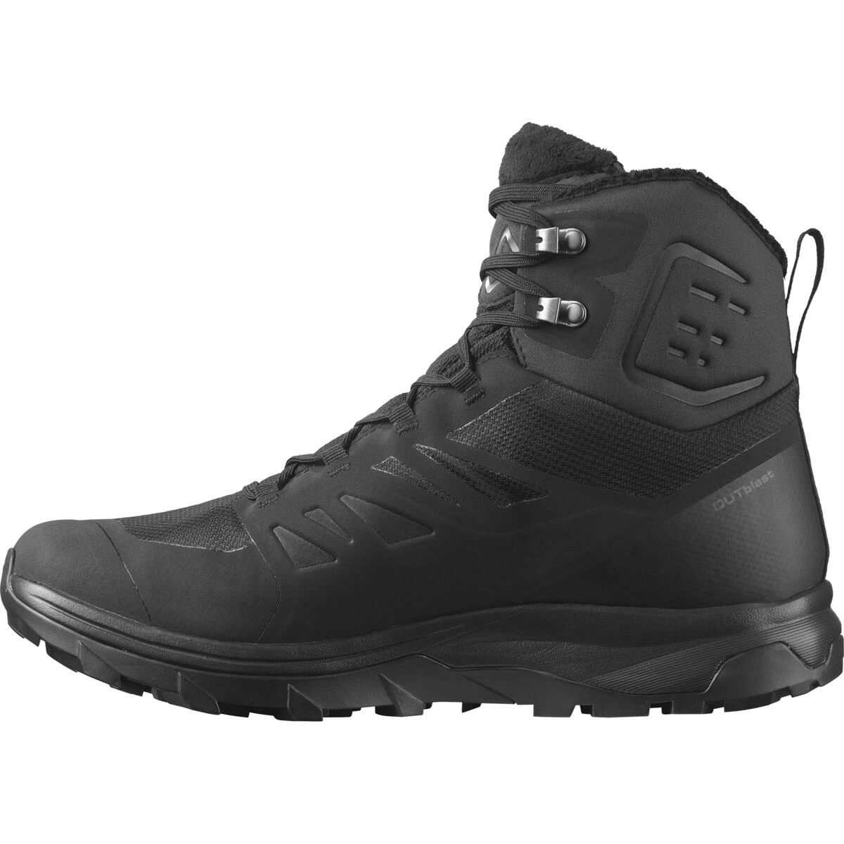 'Salomon' Men's 6" Outblast 400GR Thinsulate™ Climasalomon™ WP Winter - Black / Black 8 'Salomon' Men's 6" Outblast 400GR Thinsulate™ Climasalomon™ WP Winter - Black / Black - Image 6