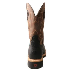 'Twisted X' Men's 12" Lite Western Work EH WP Steel Toe - Black / Brown -Shoe Joy Shop MLCSW02 BK 2048x2048 213d9c8e 19ef 4adb b707 e1f56f040444 1024x1024@2x