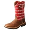 'Twisted X' Men's 12" Western Work Square Toe - Distressed Saddle / Ruby Red -Shoe Joy Shop MXB0008 AG 4800x4800 448d0ec9 f771 4080 9a84 981169212251 1024x1024@2x