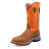 'Twisted X' Men's 12" Western EH Alloy Toe - Tan / Orange -Shoe Joy Shop MXBA003.07 4800x4800 R 1024x1024@2x