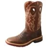 'Twisted X' Men's 12" Cellstretch WP Western Square Toe - Smokey Chocolate / Spice -Shoe Joy Shop MXBW002 AG 4800x4800 59cf9ff9 cf5d 438e 95a2 5d89a2ae830b 1024x1024@2x