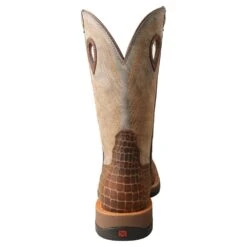 'Twisted X' Men's 12" Tech-X Cellstretch Western Square Toe - Brown / Grey -Shoe Joy Shop MXW0003 BK 4800x4800 99ed2e89 3394 47ef b057 377339c95fa3 1024x1024@2x