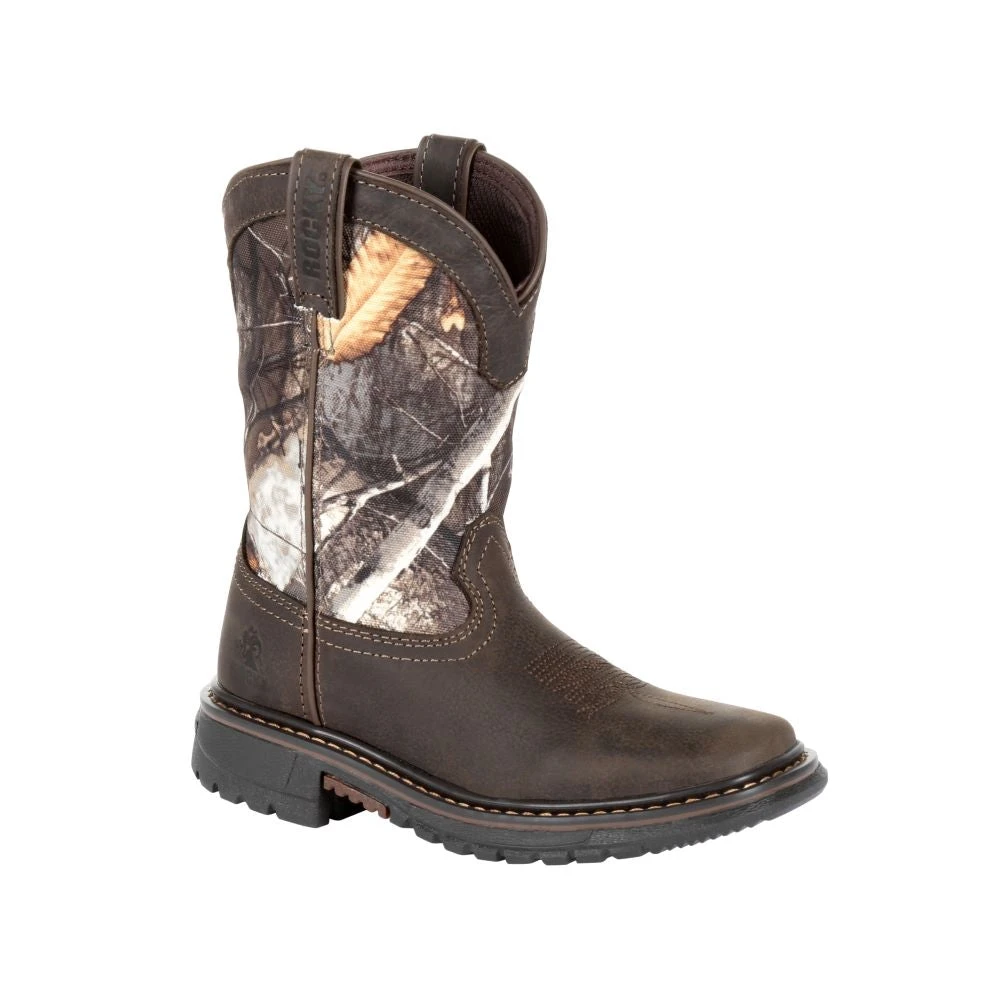 'Rocky' Youth Ride FLX WP Boot - Brown / Realtree Camo 8 'Rocky' Youth Ride FLX WP Boot - Brown / Realtree Camo - Image 6