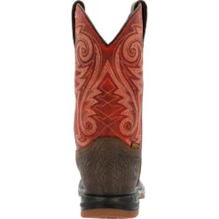 'Rocky' Men's 11" Worksmart EH WP Comp Toe - Dark Brown -Shoe Joy Shop RKW0385 back 1024x1024@2x