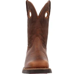 'Rocky' Men's Long Range Western WP Soft Toe - Brown 12 'Rocky' Men's Long Range Western WP Soft Toe - Brown -Shoe Joy Shop RKW0390 front 1024x1024@2x