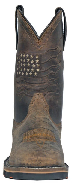 'Hoss Boots' Men's Rushmore Western EH Soft Toe - Rancher Brown -Shoe Joy Shop RUSHMORE BROWN SOFTTOE 5L 1024x1024@2x