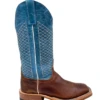 'Anderson Bean' Men's 13" Western Square Toe - Bison / Blue Lava -Shoe Joy Shop S11161 1024x1024@2x