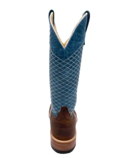 'Anderson Bean' Men's 13" Western Square Toe - Bison / Blue Lava -Shoe Joy Shop S11165 1024x1024@2x