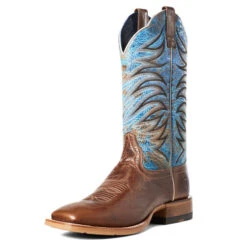'Ariat' Men's 13" Firecatcher Western Square Toe - Well Brown -Shoe Joy Shop S21 MNS WEST 10035952 3 4 front 1024x1024@2x