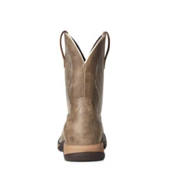 'Ariat' Youth 8" Anthem Western Square Toe - Brown Bomber -Shoe Joy Shop S21 YTH WEST 10035778 heel 1024x1024@2x