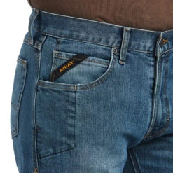 'Ariat' Men's M5 Rebar Straight Leg - Edgewood -Shoe Joy Shop S22 MNS WORK 10039288 detail01 1024x1024@2x