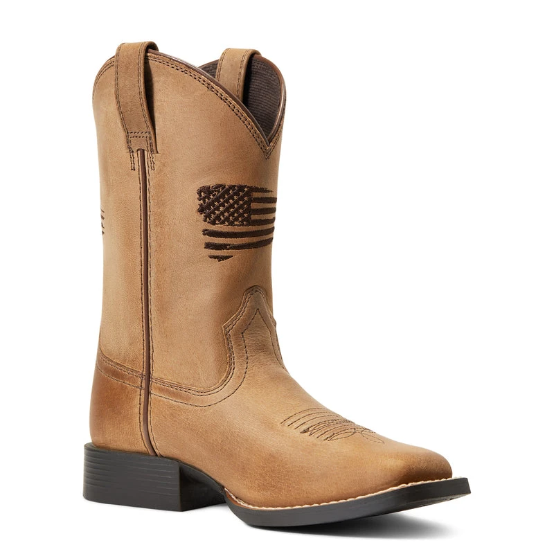'Ariat' Youth Patriot 2.0 Square Toe - Homestead Brown 8 'Ariat' Youth Patriot 2.0 Square Toe - Homestead Brown - Image 6