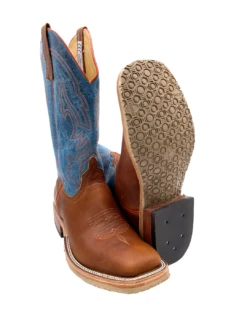 'Anderson Bean' Men's 13" Briar Mad Dog Western Square Toe - Brown / Blue -Shoe Joy Shop S30006 1024x1024@2x